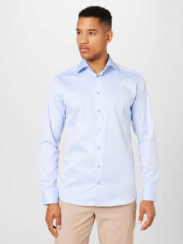 mėlyna ETON Priglundantis modelis Dalykinio stiliaus marškiniai: priekis