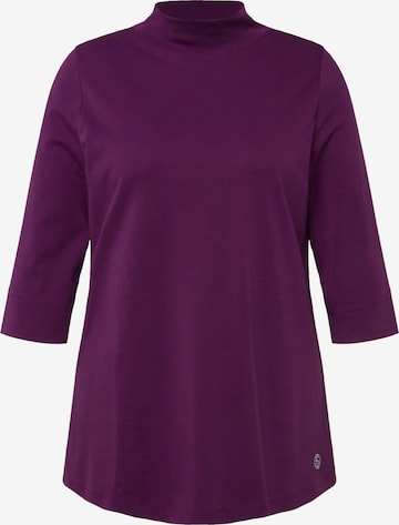 T-shirt Ulla Popken en violet : devant