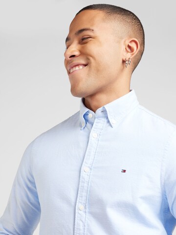 TOMMY HILFIGER Slim fit Overhemd in Blauw
