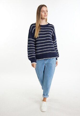 DreiMaster Maritim - Pullover 'Grassland' em azul