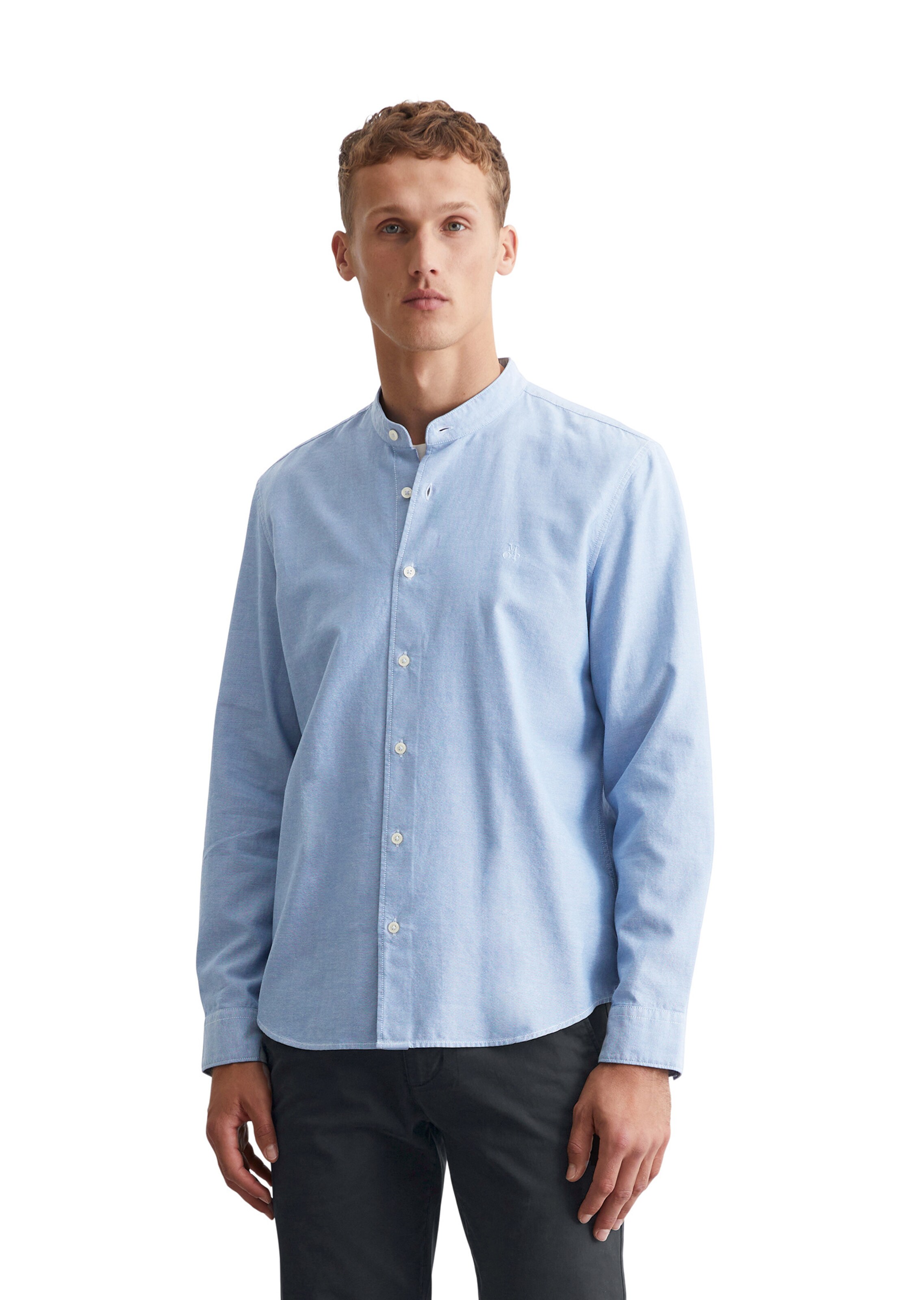 Marc O'Polo Regular fit Button Up Shirt in Blue: front