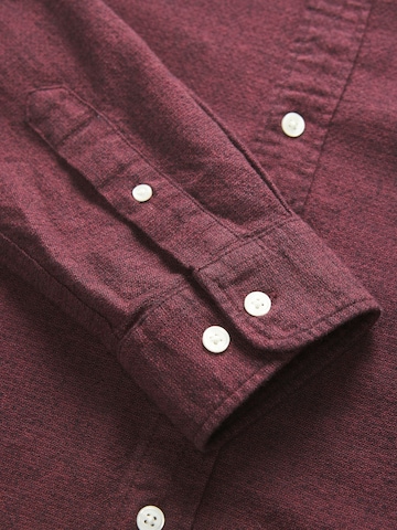 JACK & JONES Regular Fit Hemd in Rot