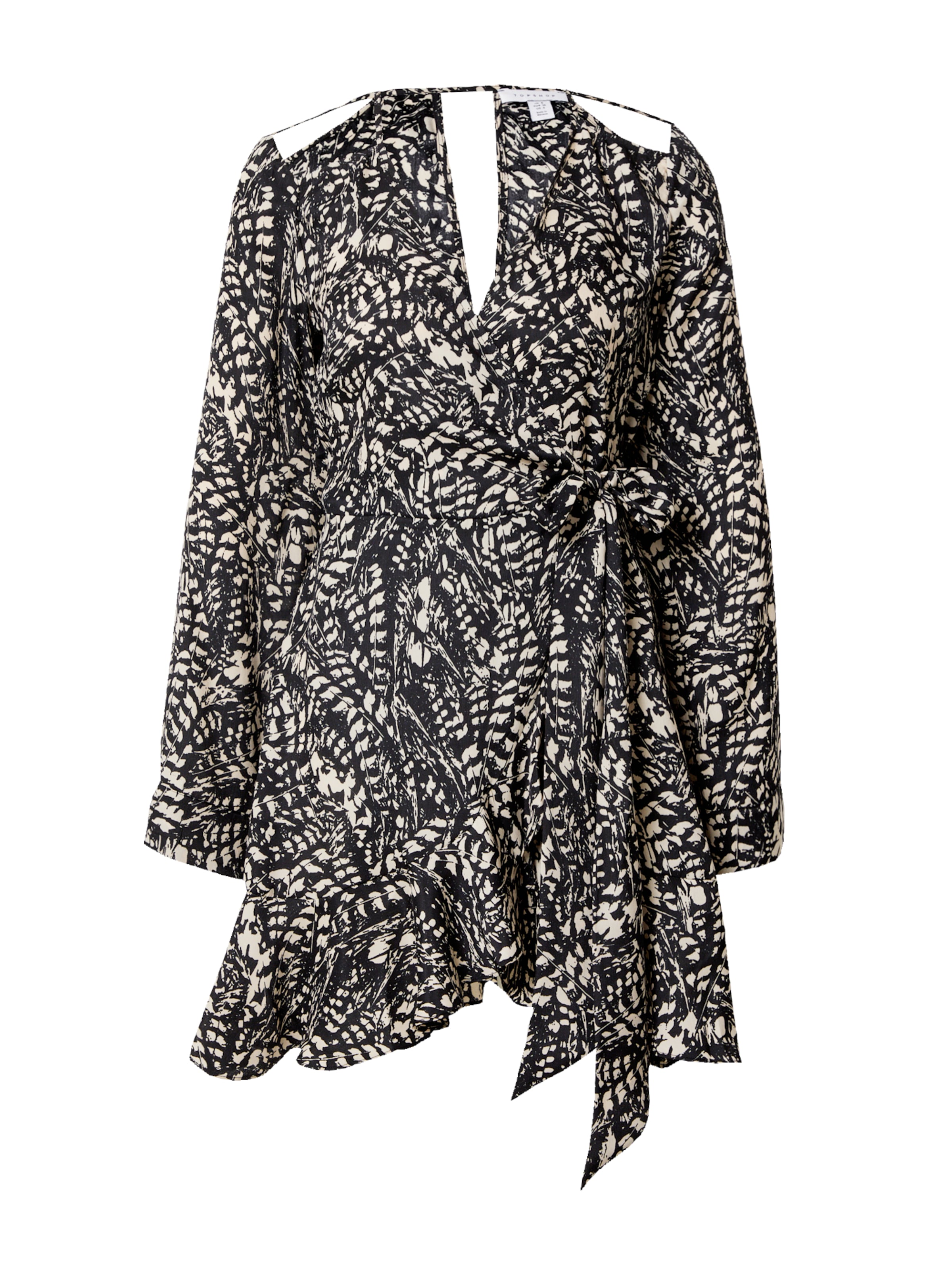 TOPSHOP Jurk in Zwart: voorkant