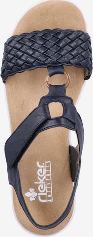 Rieker Sandalen met riem in Blauw