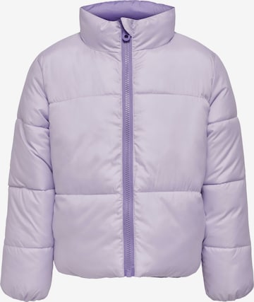 Veste d’hiver KIDS ONLY en violet : devant