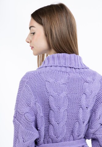 MYMO Knit cardigan in Purple