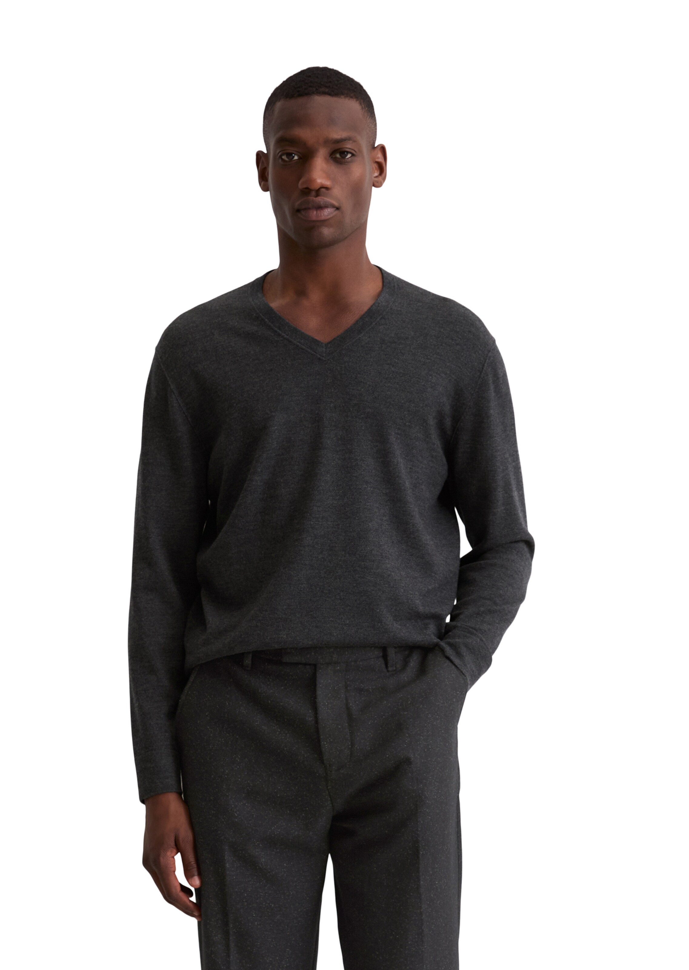 Marc O'Polo Trui in Zwart: voorkant