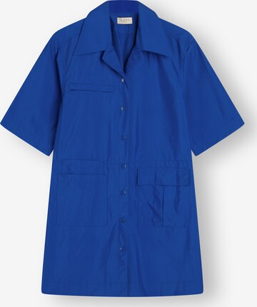 Robe-chemise NORR en bleu : devant