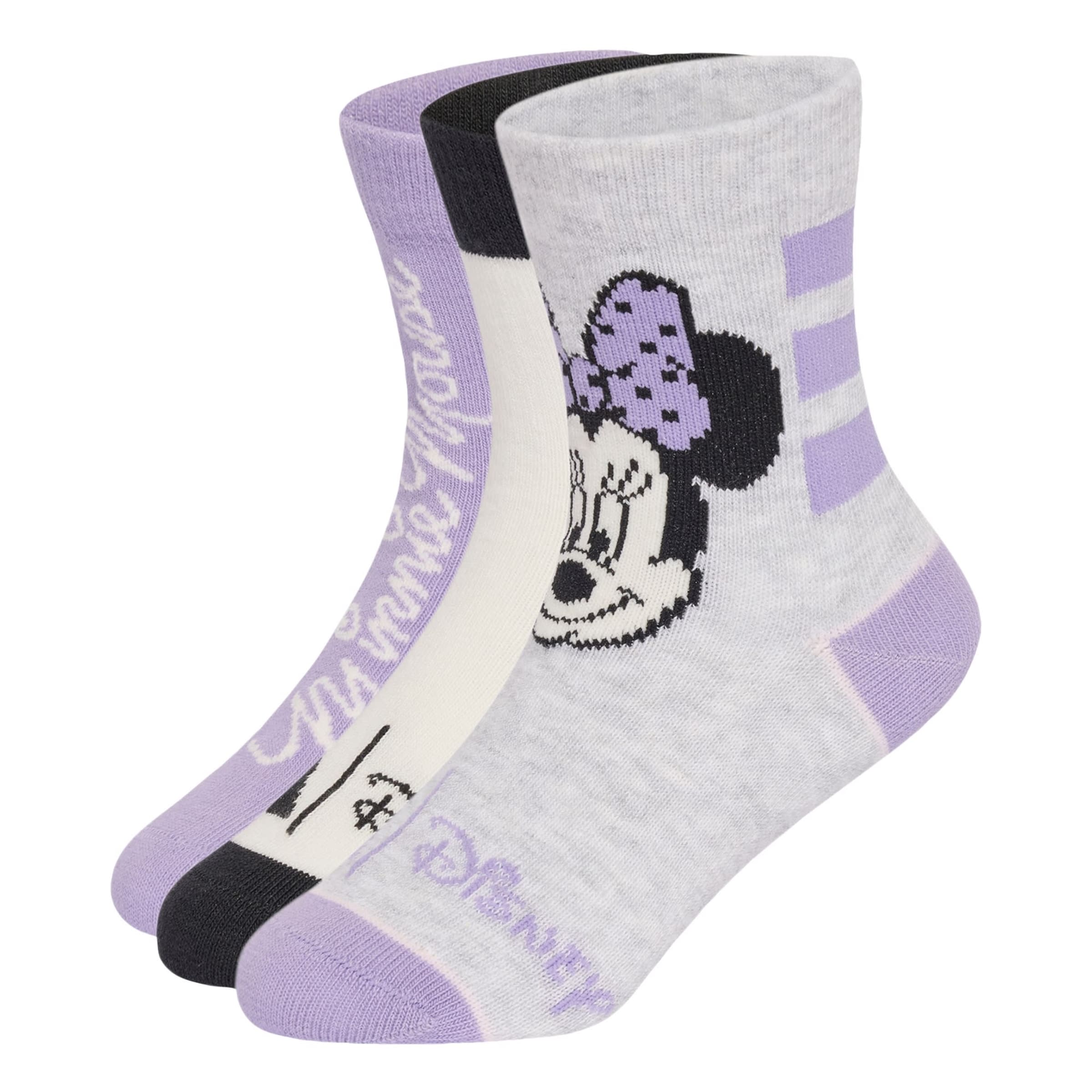ADIDAS SPORTSWEAR Sports socks 'Disney Minnie Maus' in Grey: front