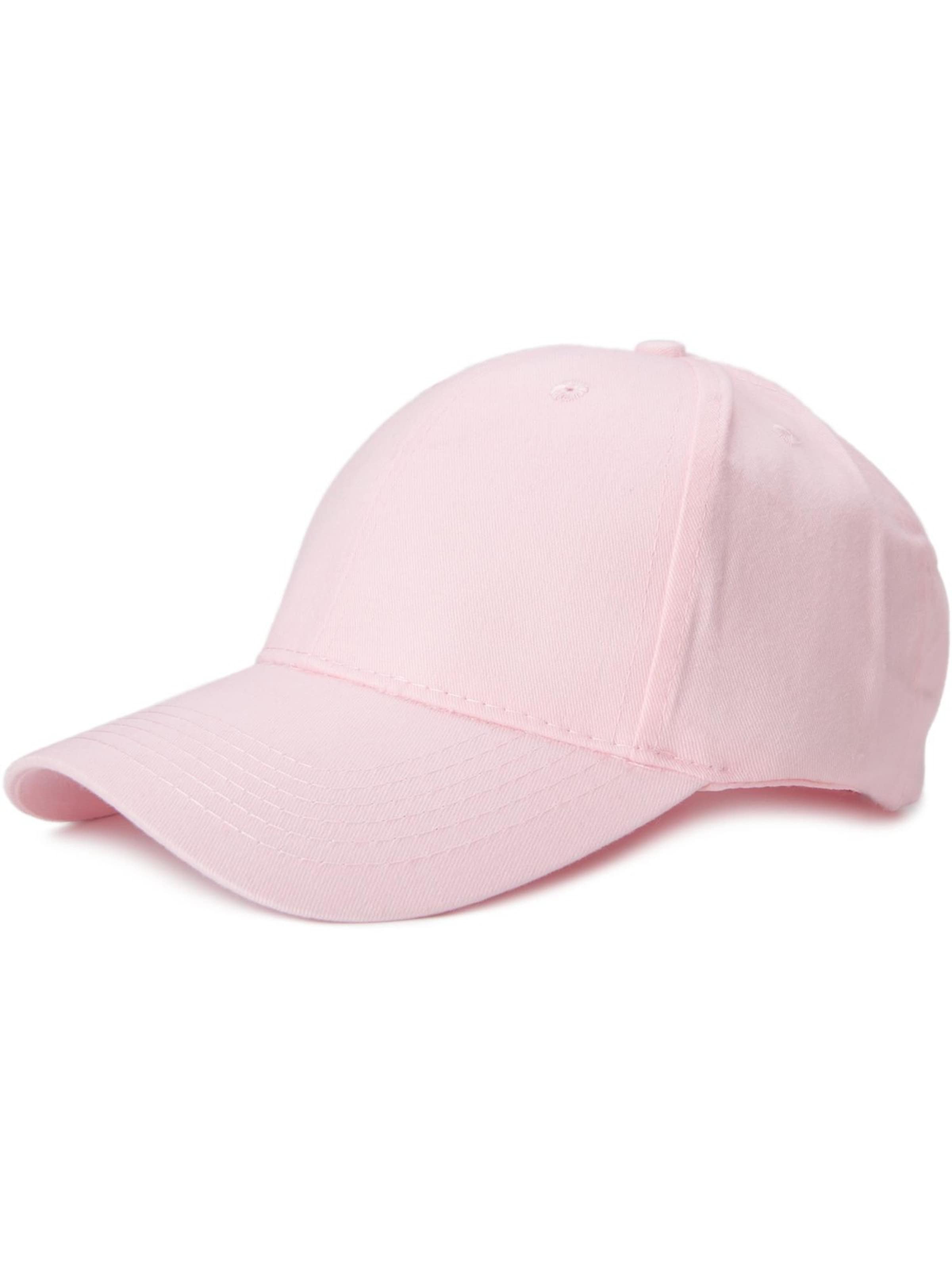 styleBREAKER Cap 'Baseball Cap Einfarbig'‌‌‌‌‌‌ in Pink: Vorderseite