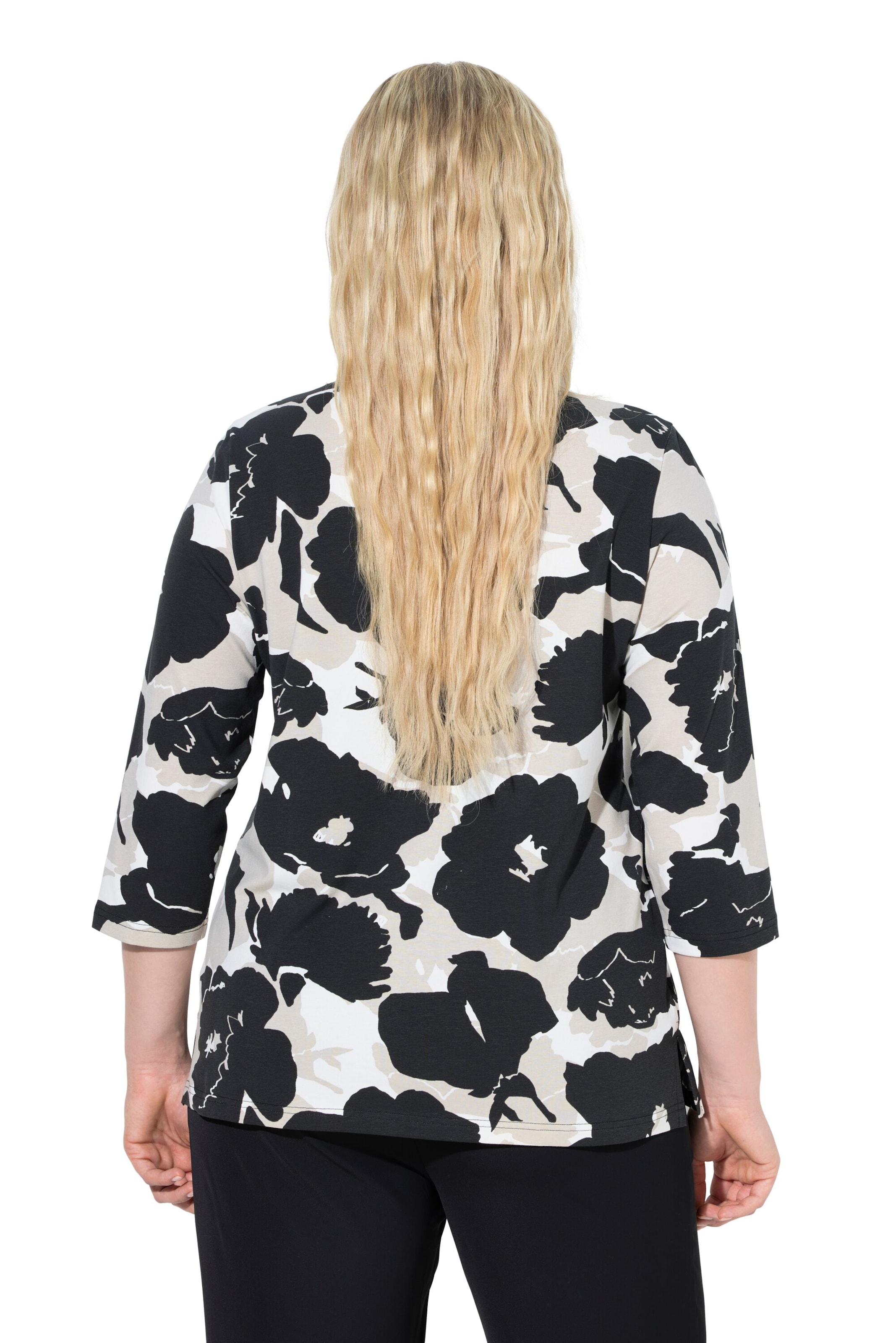 Ulla Popken Shirt in Zwart