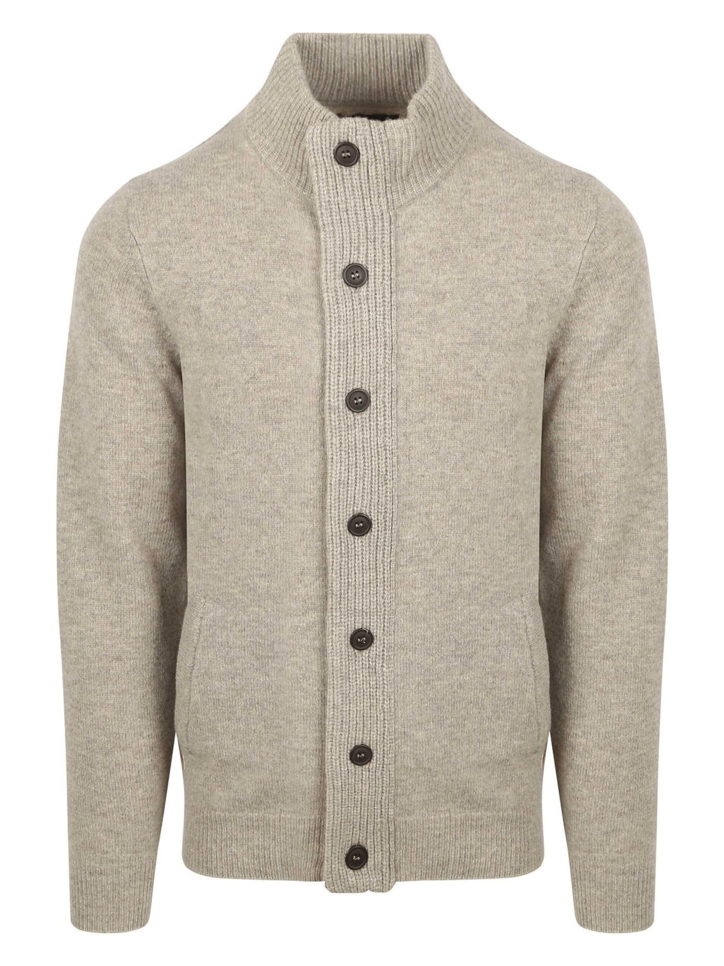 Barbour Strickjacke‌‌‌‌ in Grau: Vorderseite