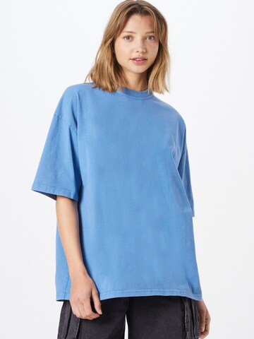 T-shirt oversize Warehouse en bleu : devant