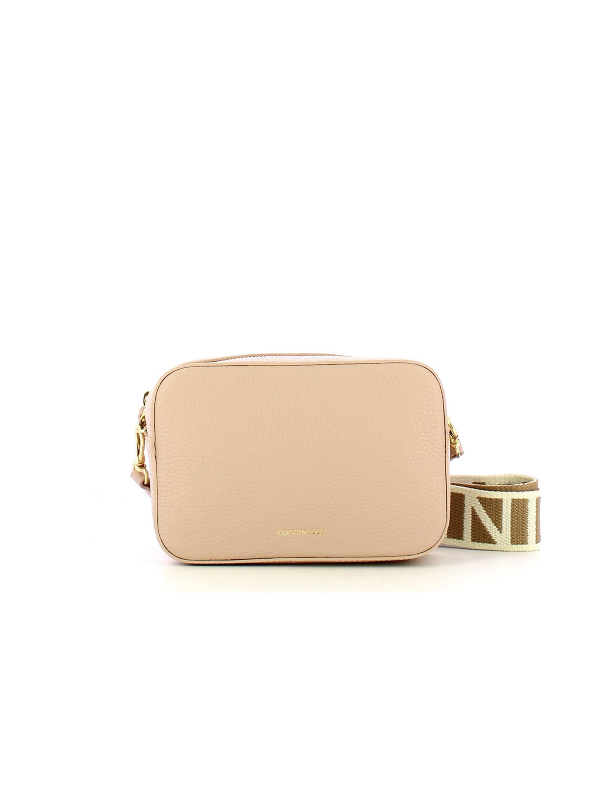 Coccinelle Crossbody Bag 'COCCINELLE Tebe Bag' in Beige: front