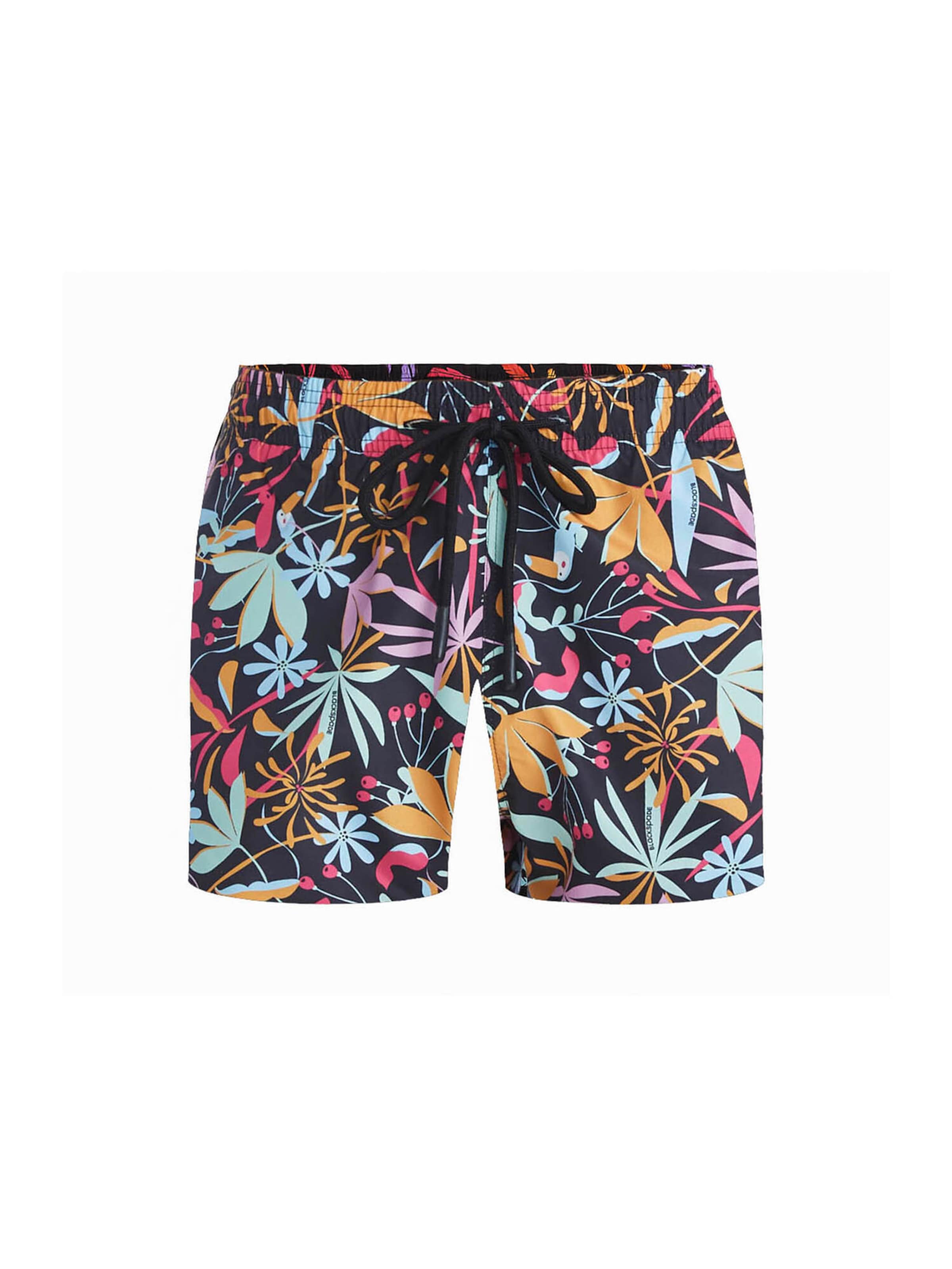 Blackspade Swimming shorts ' Short Pattern ' in Mixed colours: front