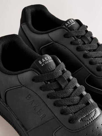 Baker by Ted Baker Sneakers 'Back to School Derbe' in Zwart