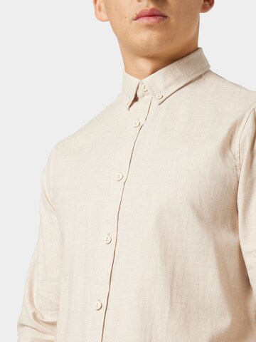 Coupe regular Chemise 'Vali' !Solid en beige