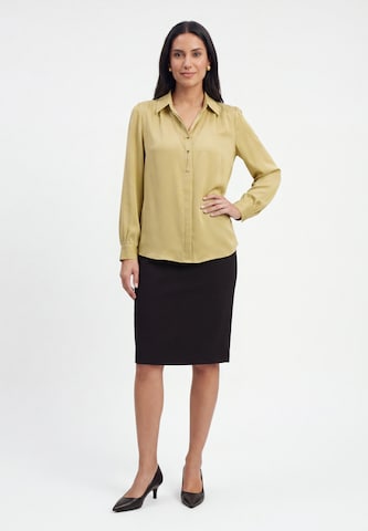 Chemisier usha BLACK LABEL en vert