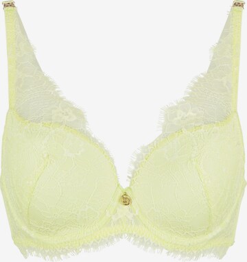 LingaDore Triangle Bra in Yellow: front