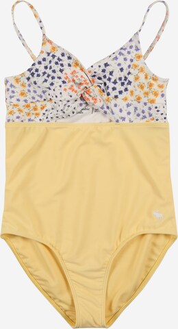 Maillot de bain Abercrombie & Fitch en jaune : devant