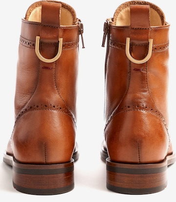 LLOYD Lace-Up Ankle Boots in Brown