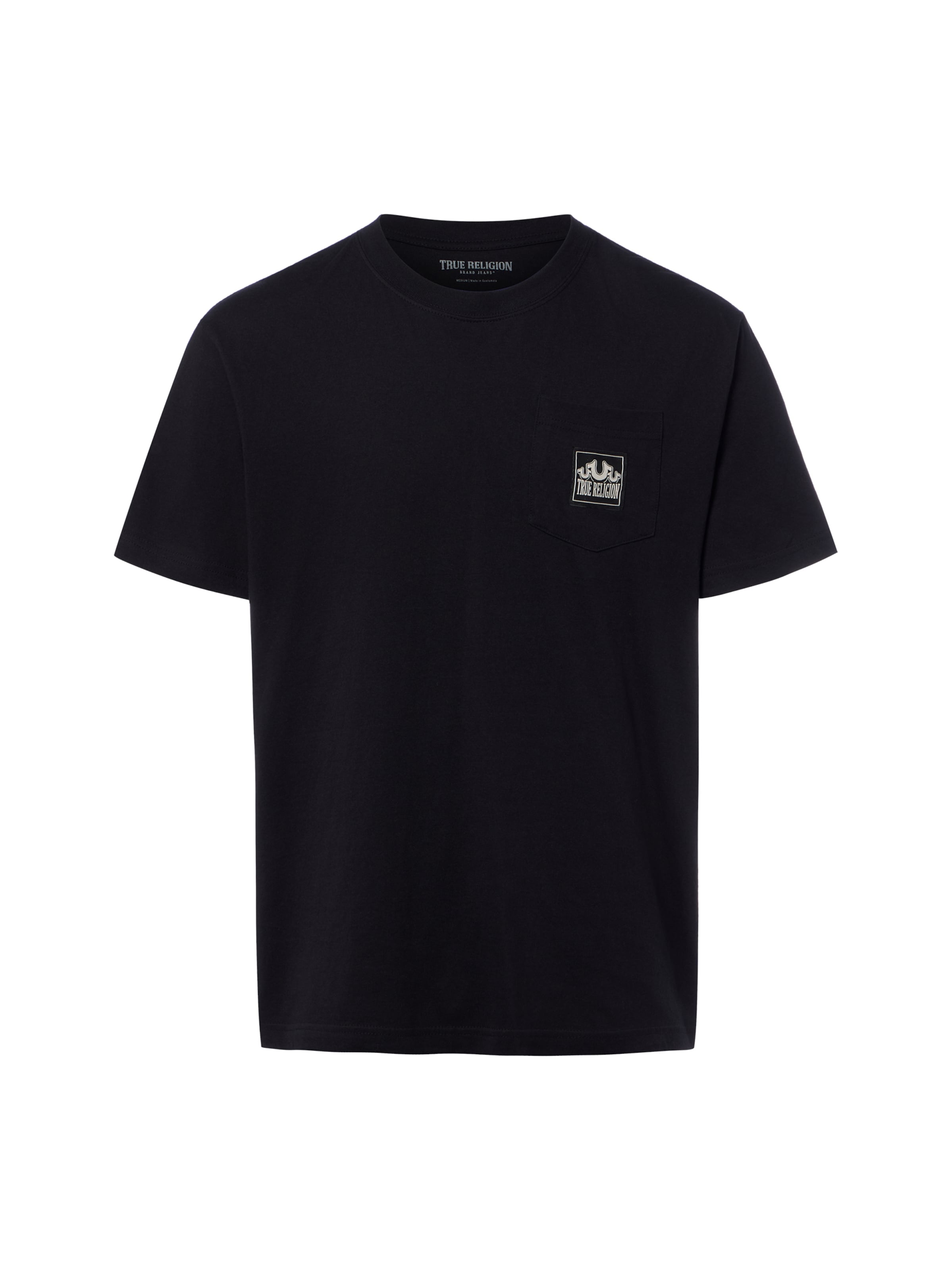 True Religion T-Shirt in Schwarz: Vorderseite