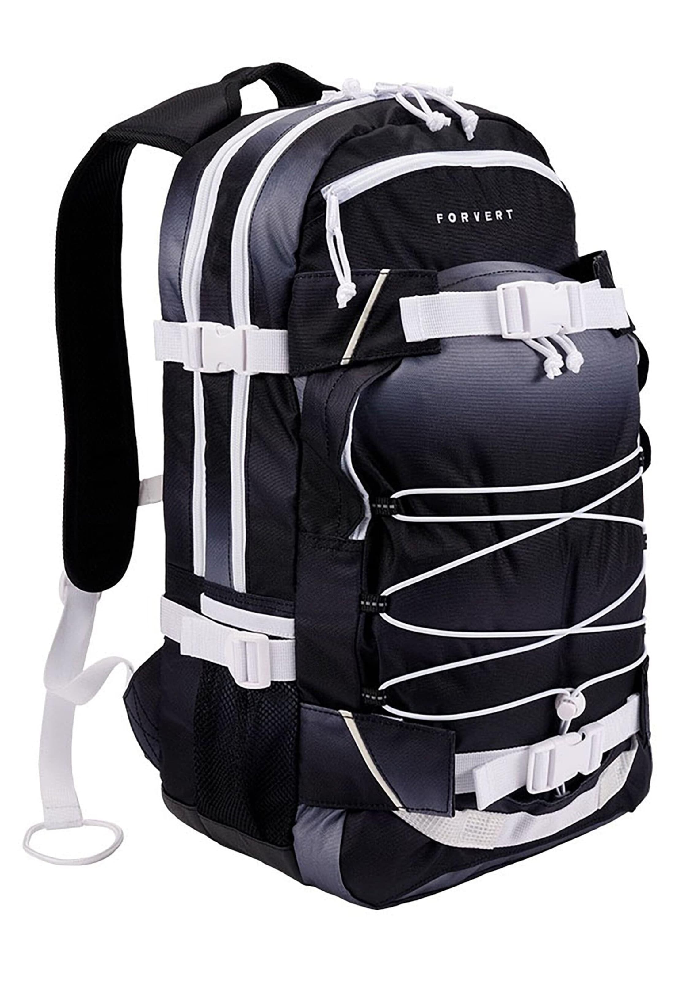 Brandit Backpack 'Forvert Laptop Louis Pathway' in Black: front