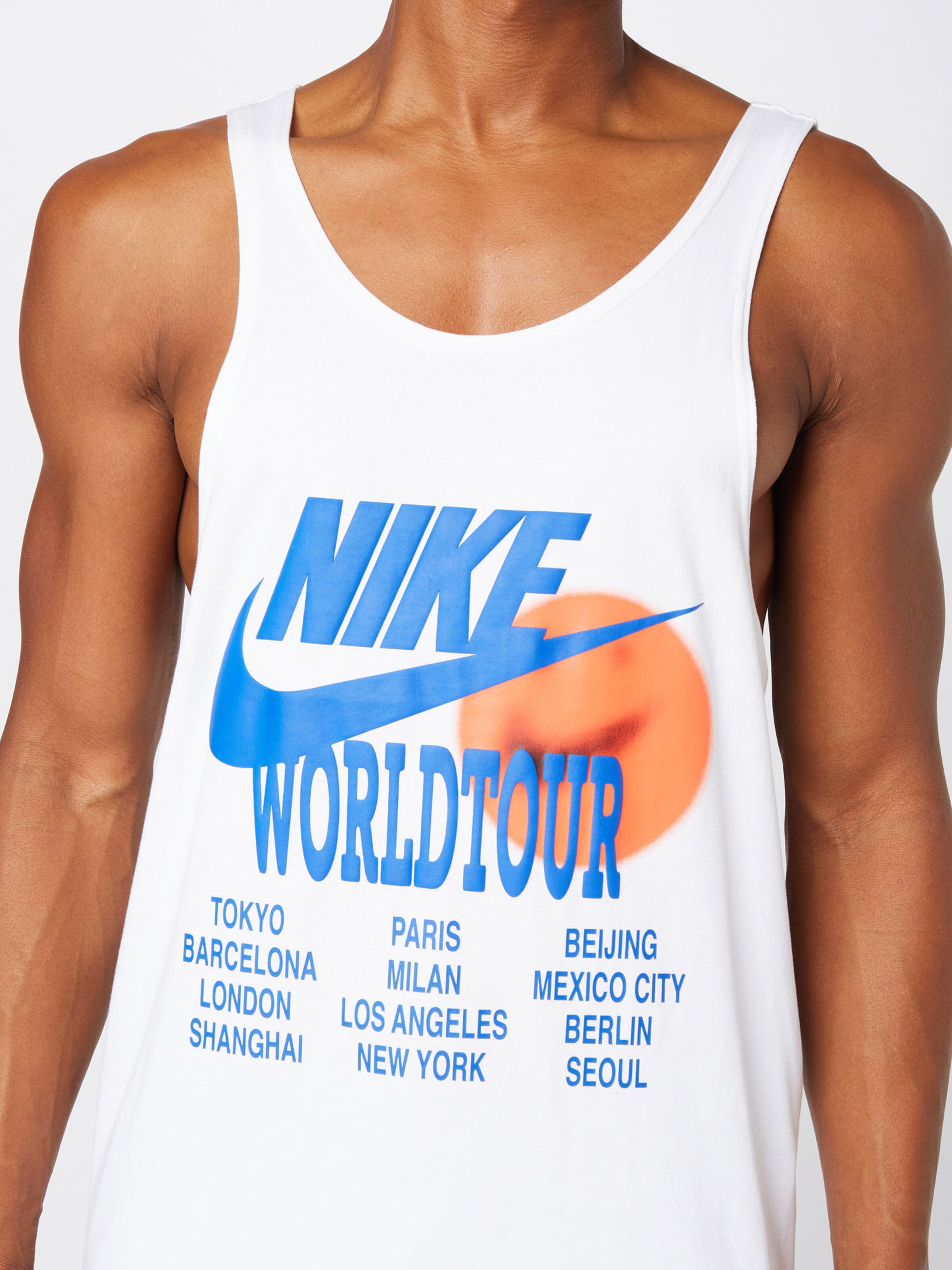 Männer Sportarten NIKE Top 'World Tour' in Weiß - ZN87621 Männer Sportarten NIKE Top 'World Tour' in Weiß - ZN87621