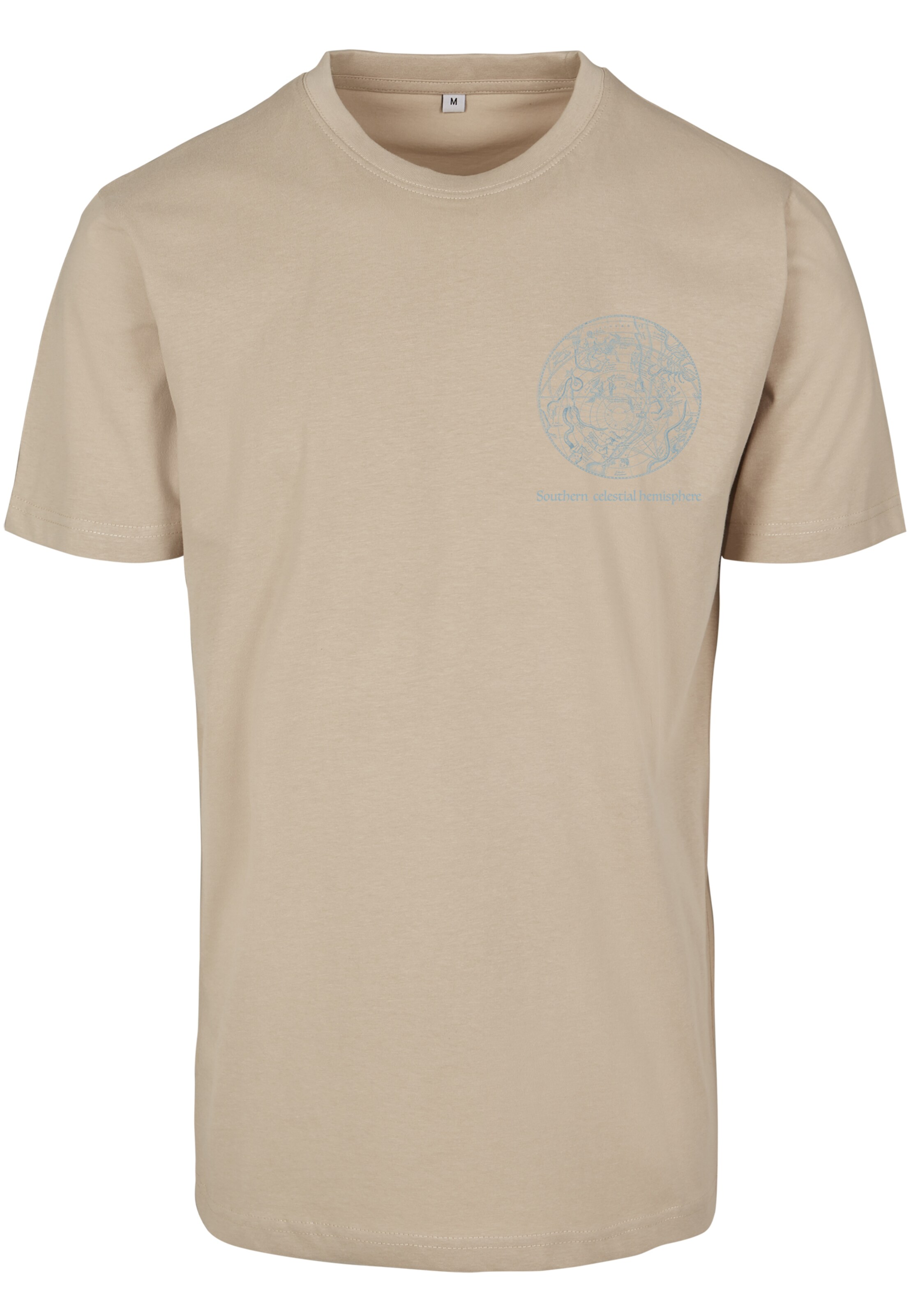 MT Men T-Shirt 'Hemisphere' in Beige: Vorderseite