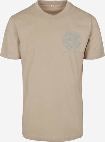 MT Men Shirt 'Hemisphere' in Beige: voorkant