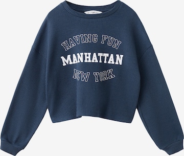 MANGO KIDS Paita värissä sininen: etupuoli