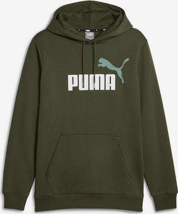 PUMA Athletic Sweatshirt in Green: front