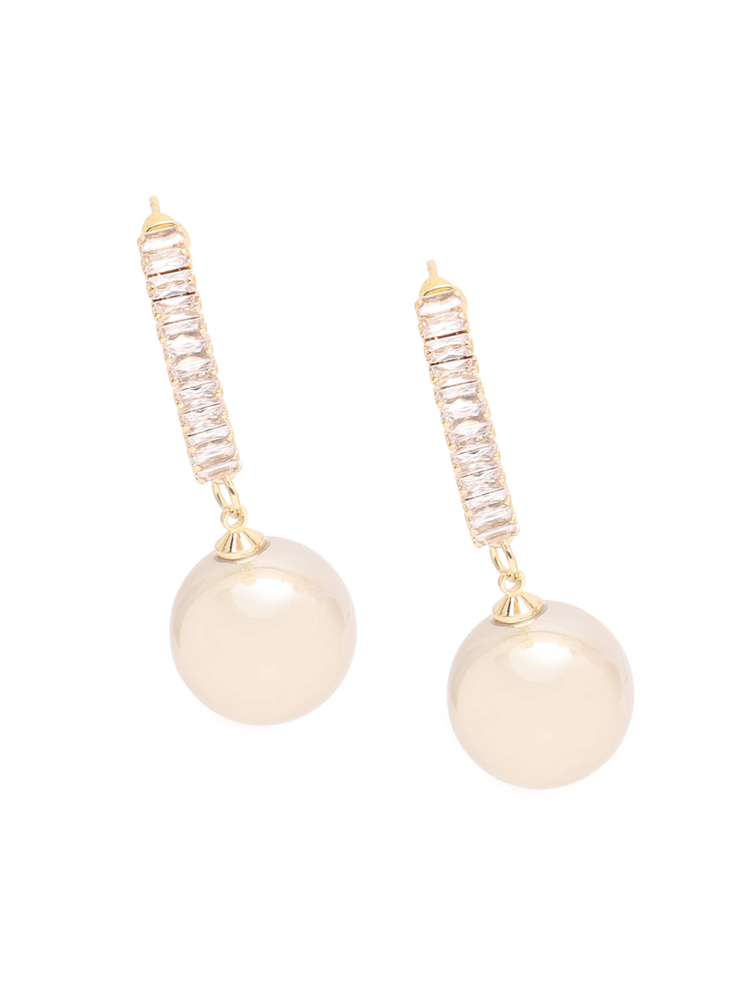 Boucles d'oreilles 'Genie' SOHI en rose : devant