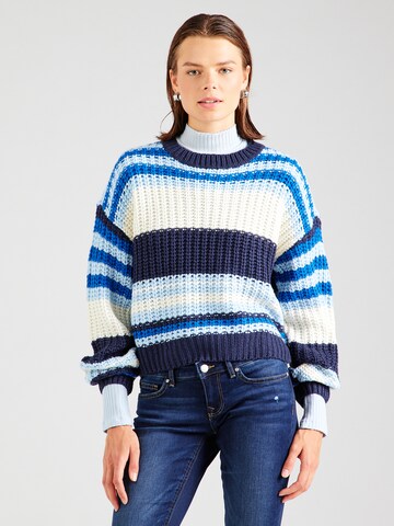 Pull-over 'NMCharlie' Noisy may en bleu : devant