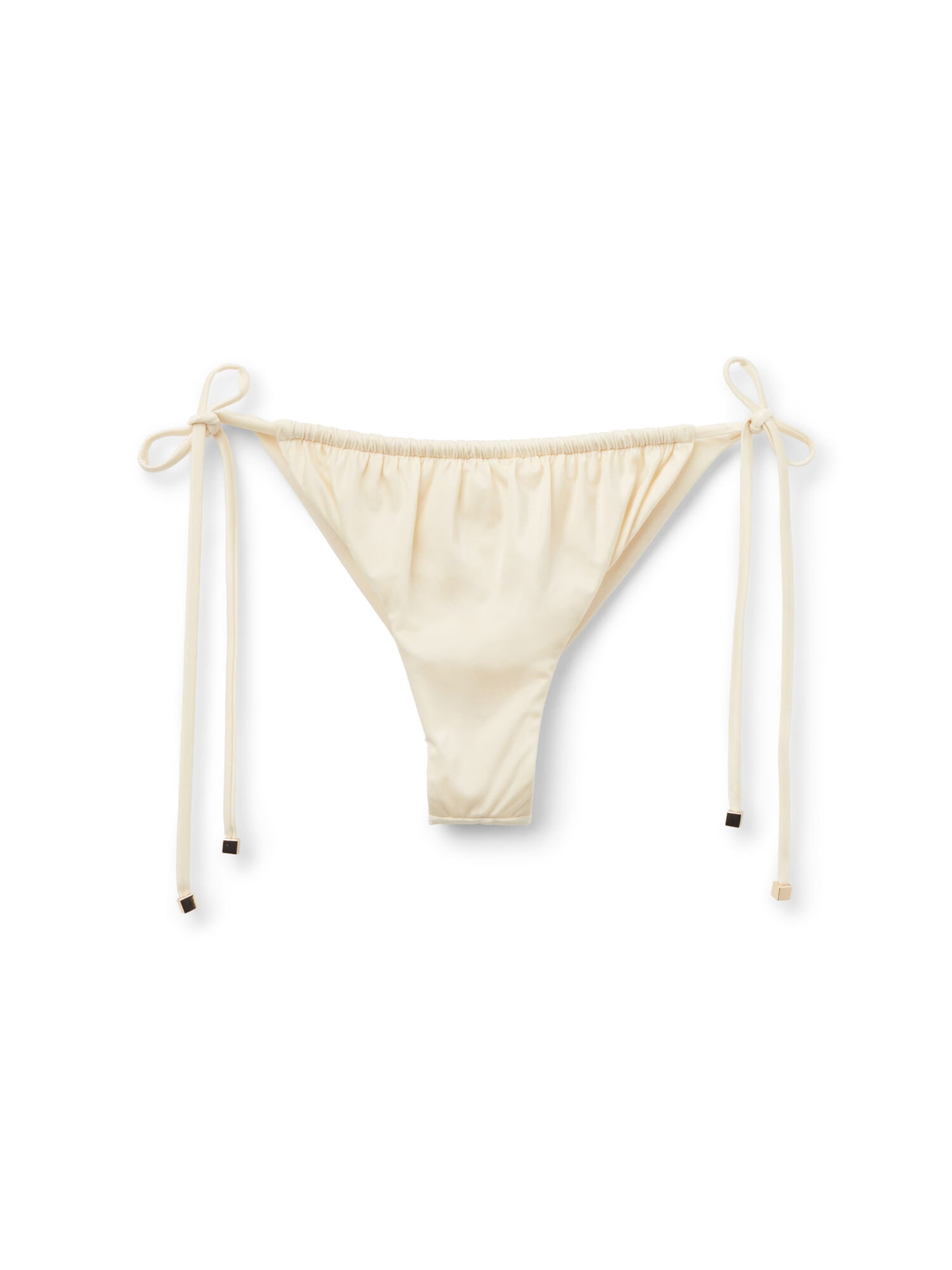 CALZEDONIA Bikini Bottoms in Beige: front