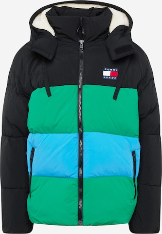 Tommy Jeans Winter Jacket in Black: front