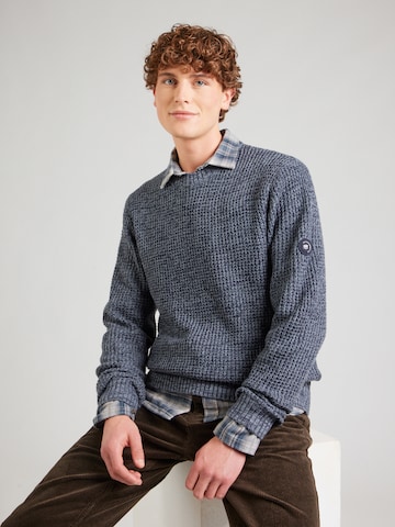 JACK & JONES Tröja 'JJLINK' i blå: framsida