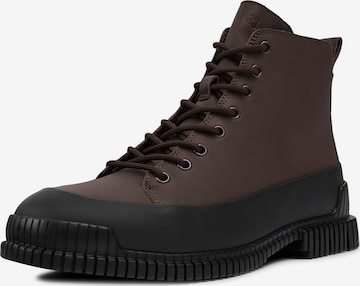 CAMPER Lace-Up Boots 'Pix' in Brown: front