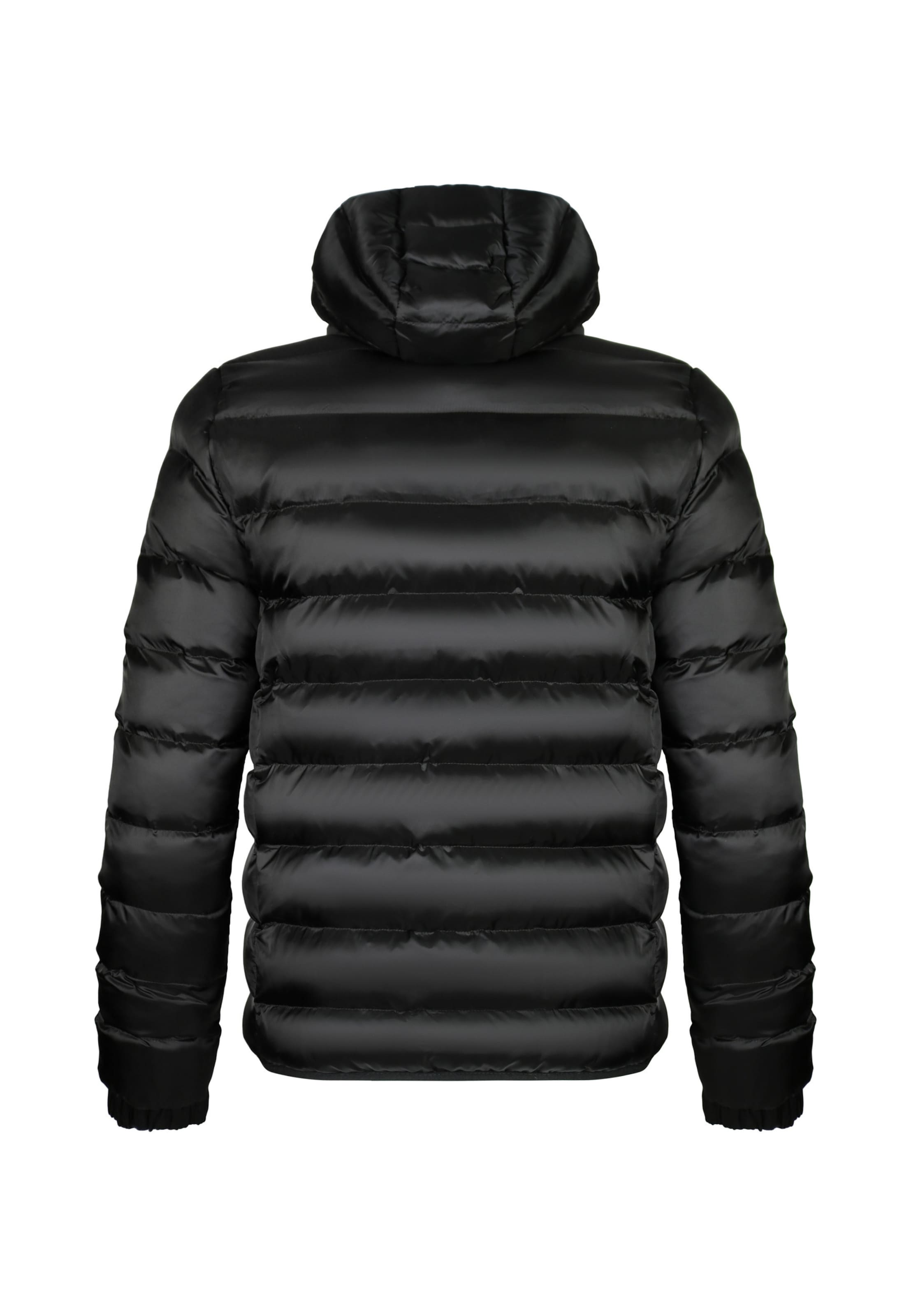 SikSilk Winter Jacket in Black
