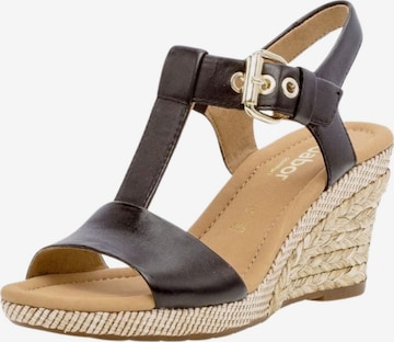 Sandalo di GABOR in marrone: frontale