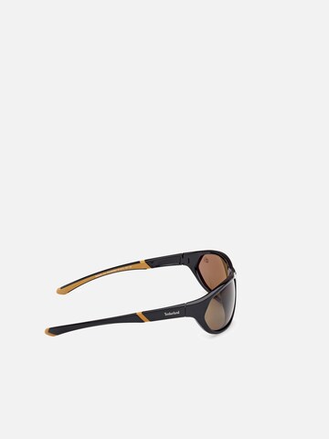 TIMBERLAND Zonnebril 'Timberland TB00035 Shiny grey 67/16/130 MAN Sunglasses' in Zwart