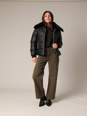 Deeluxe Winterjas 'Axia' in Zwart
