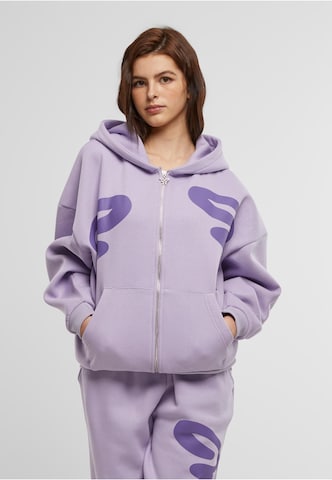 Veste de survêtement Felicious en violet : devant