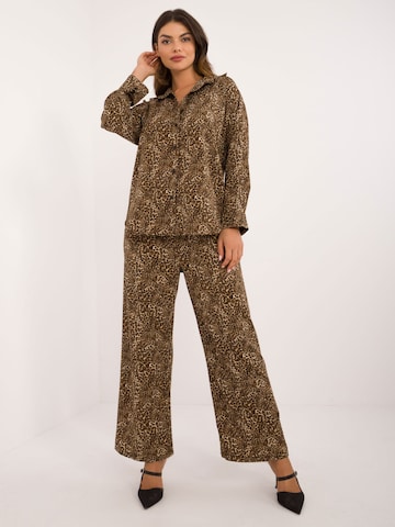 Madnezz House Pantsuit in Brown: front