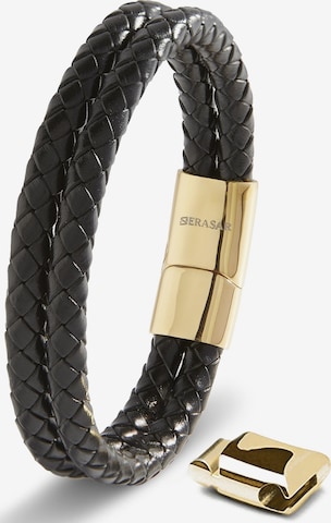 SERASAR Bracelet 'Double' in Gold: front