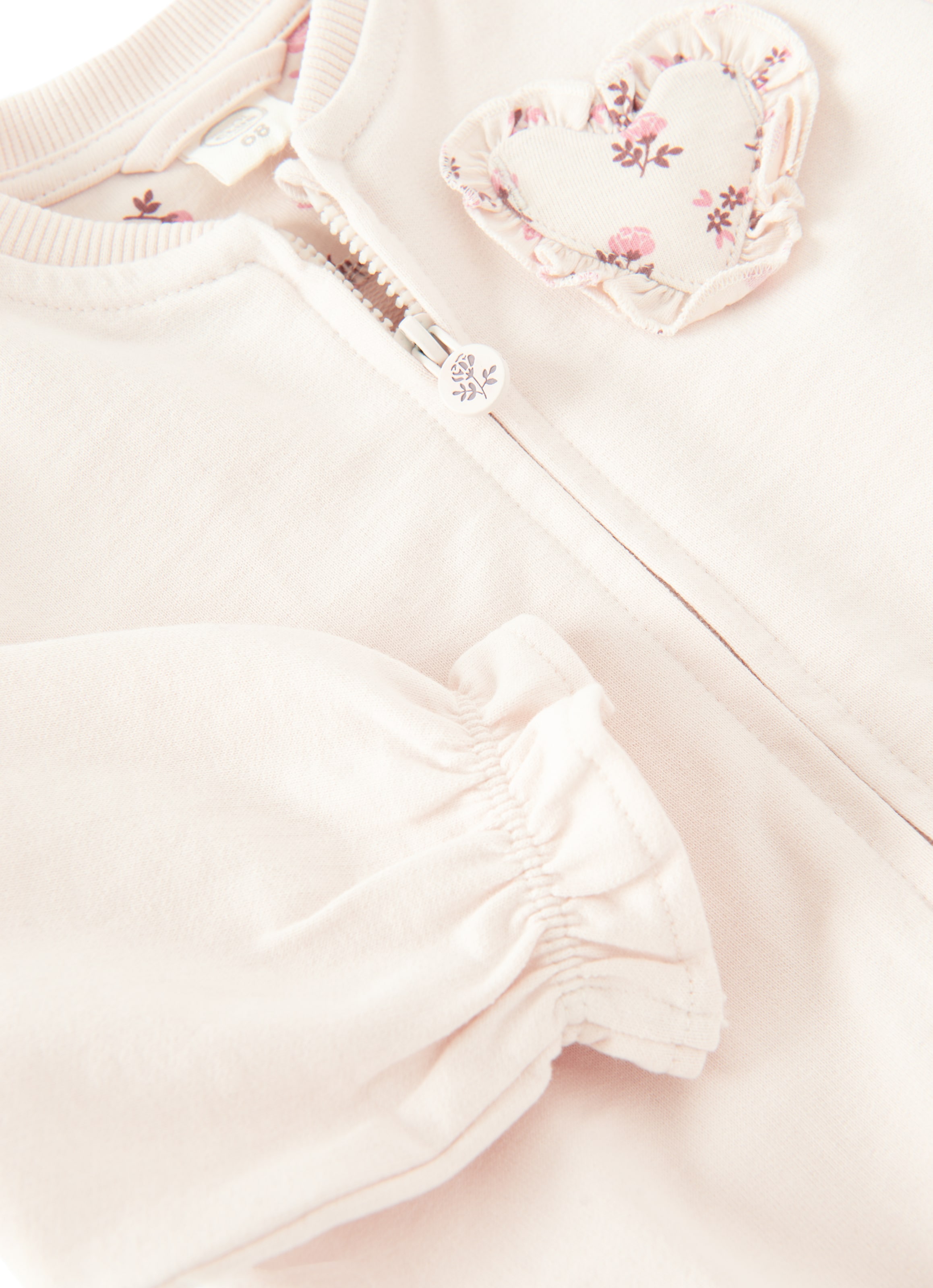 Cool Club Sweatjacka i beige