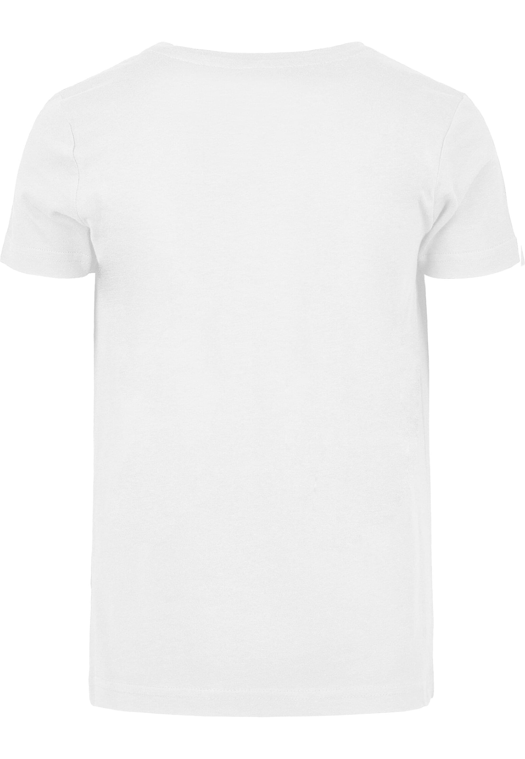 Merchcode Shirt 'Valentines Day - Leopard Heart' in White