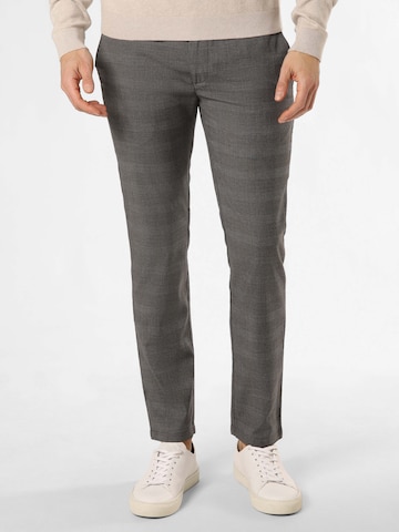 Finshley & Harding Tapered Pants in Grey: front