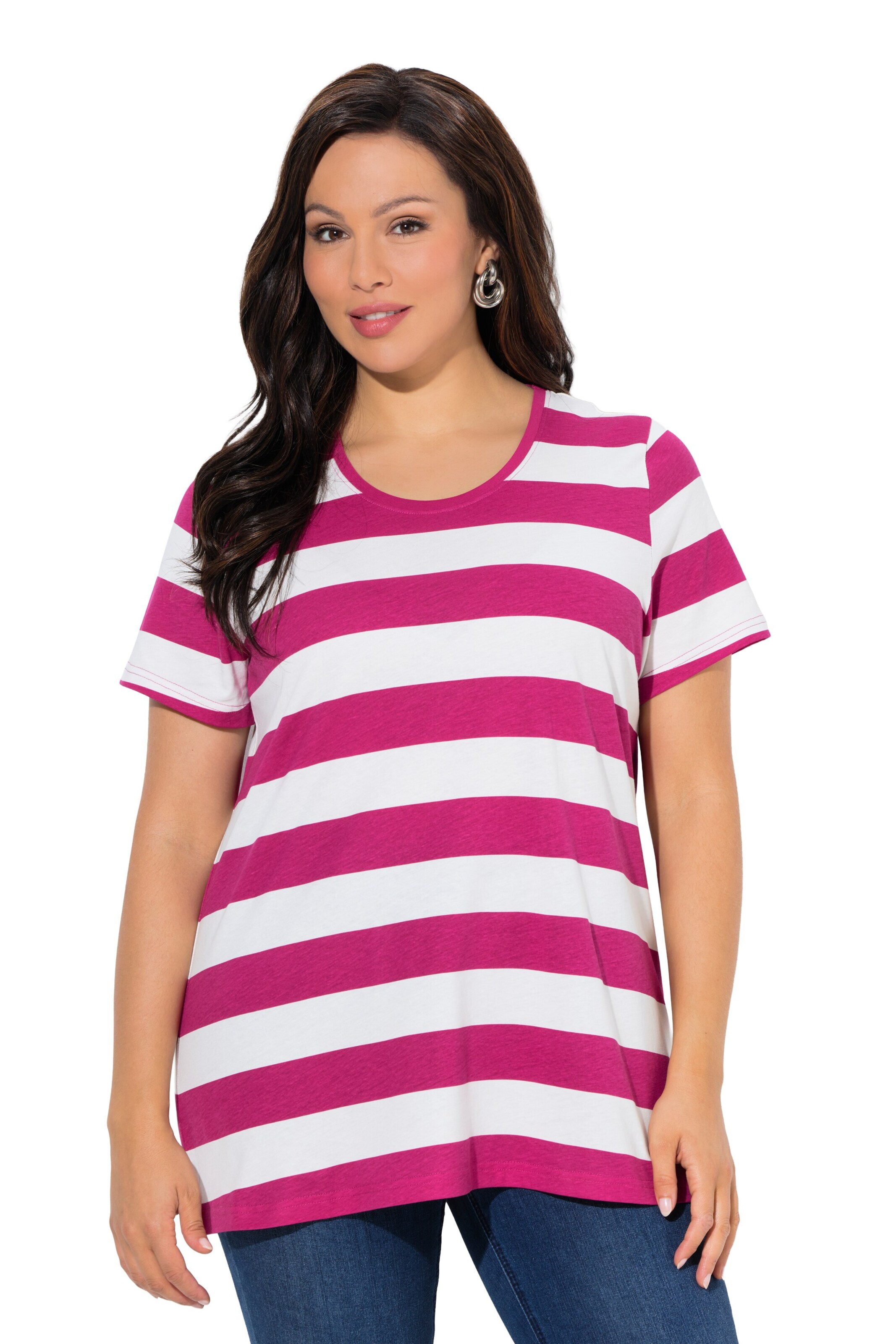 Ulla Popken Shirt in Pink: Vorderseite
