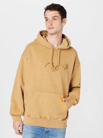 Carhartt WIP Sweatshirt 'Vista' in Brown: front